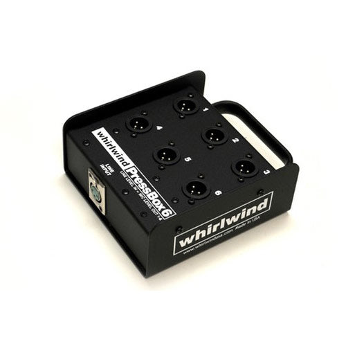 Whirlwind PB06 Passive Press Box (1 Input/6 Output)