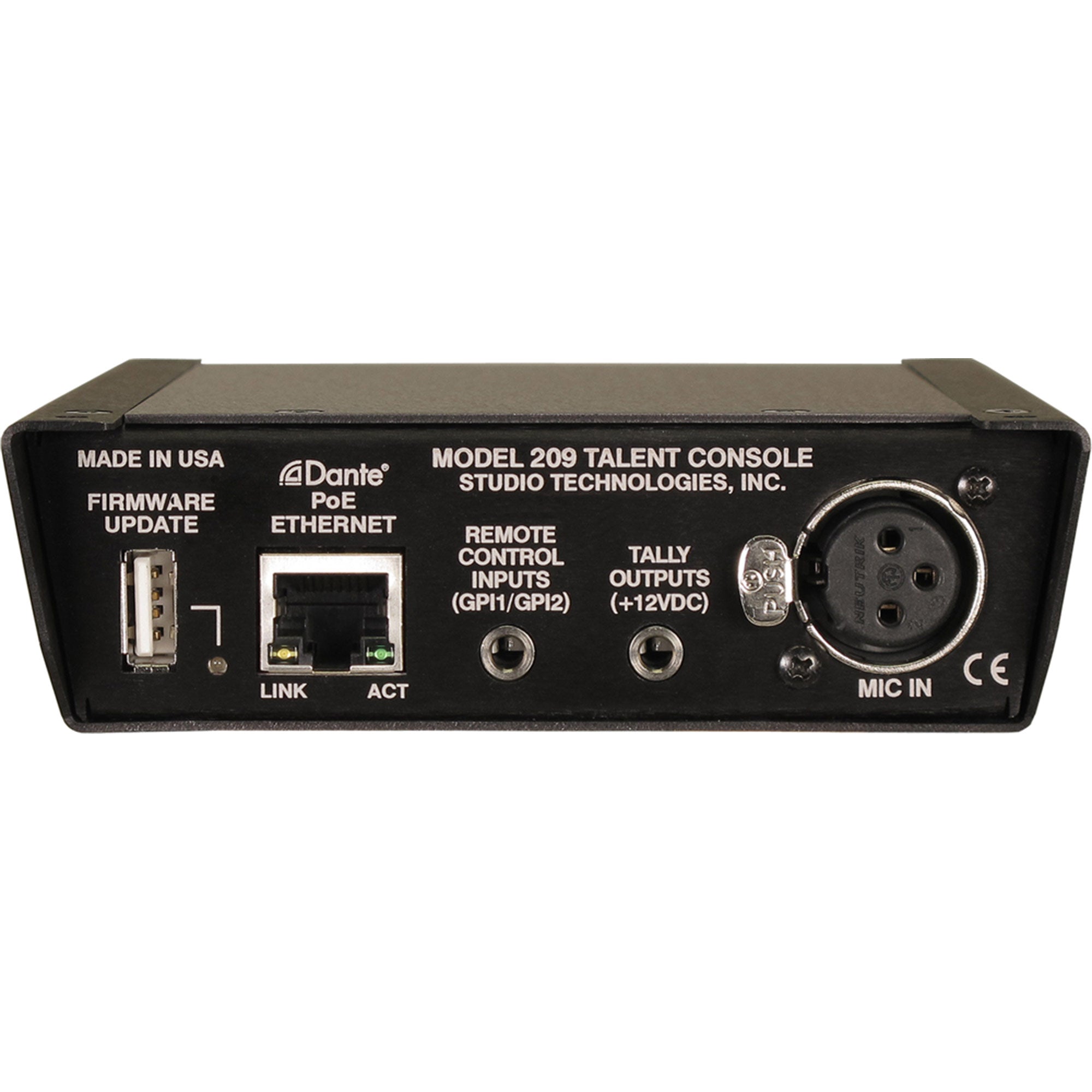 Studio Technologies Model 209 - Dante Talent IFB Console