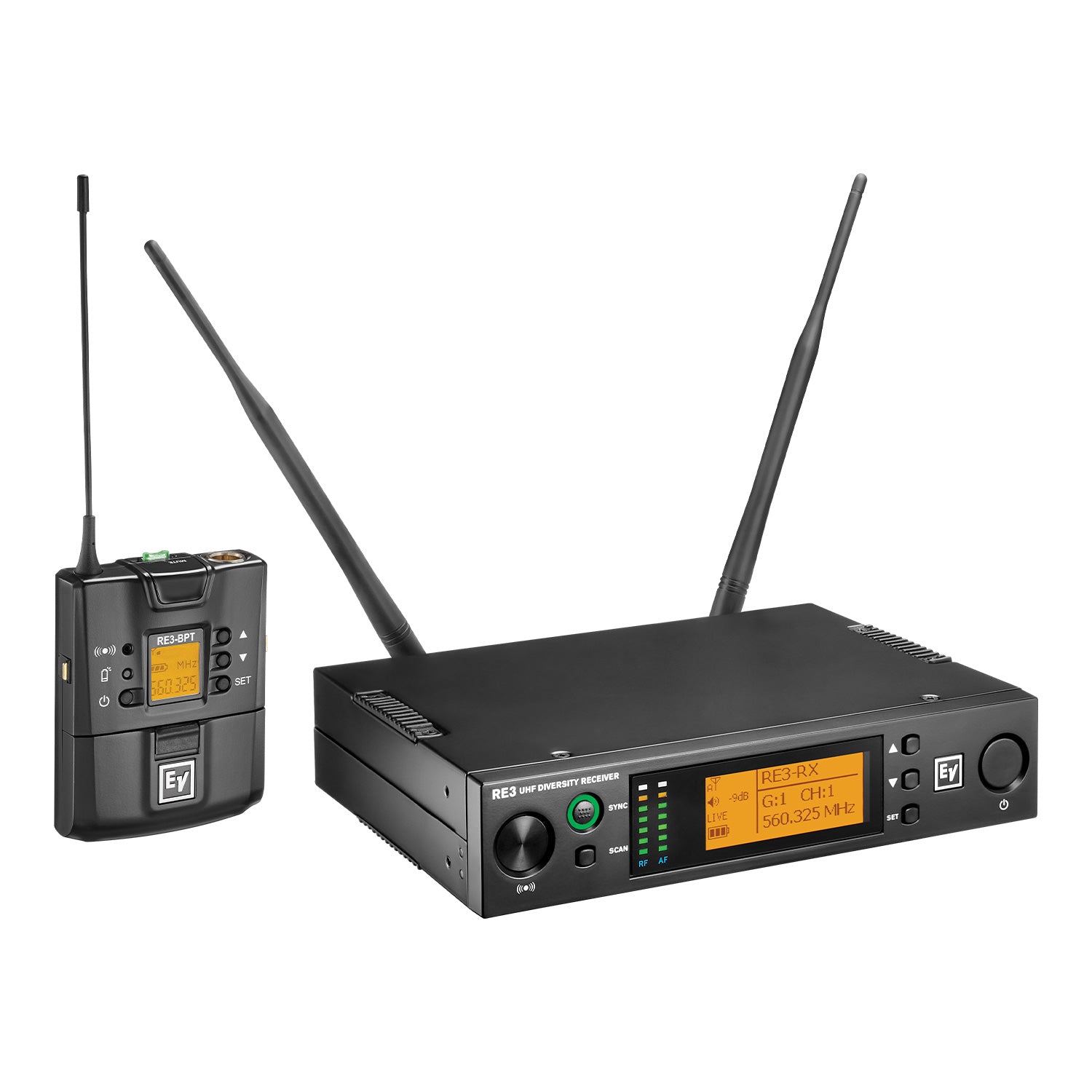 Electro-Voice RE3-BPKRSB - Referee Switch Bodypack Wireless System (5H Band / 560 - 596 MHz)
