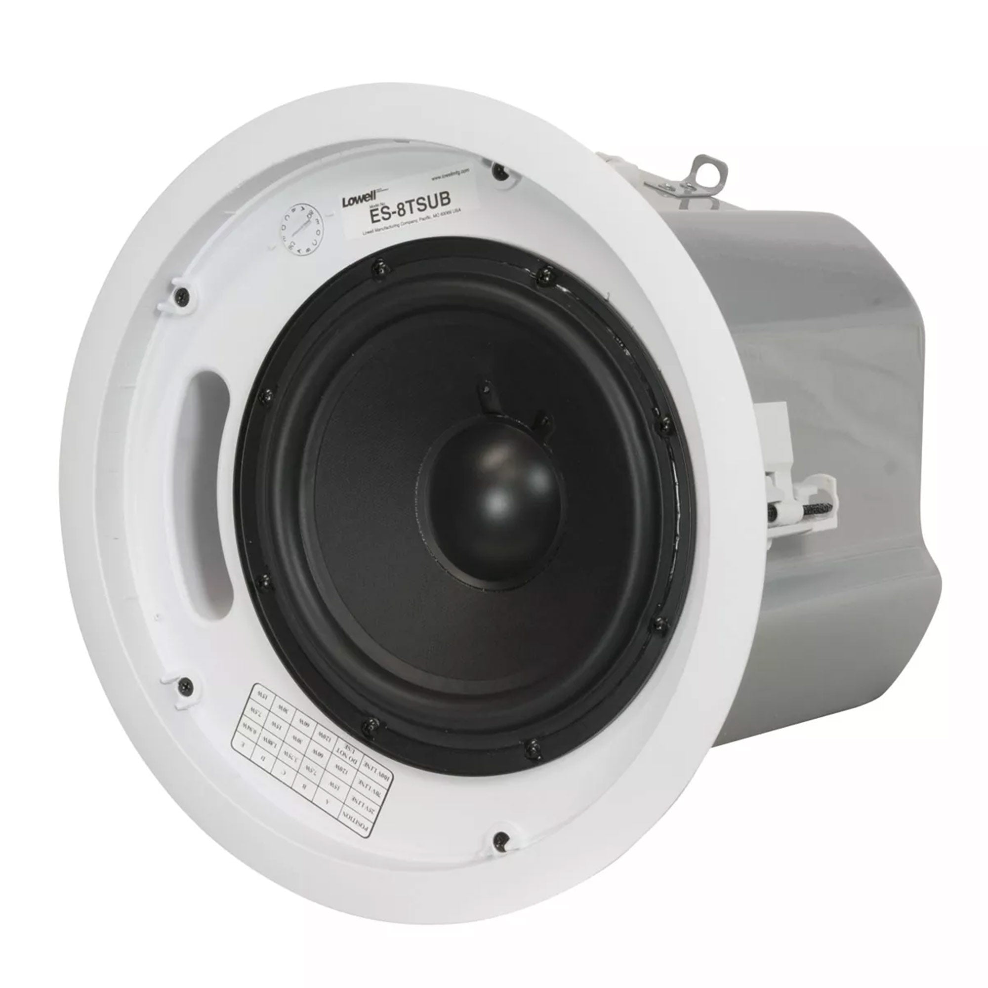 Lowell ES-8TSUB - 8-Inch In-Ceiling Subwoofer