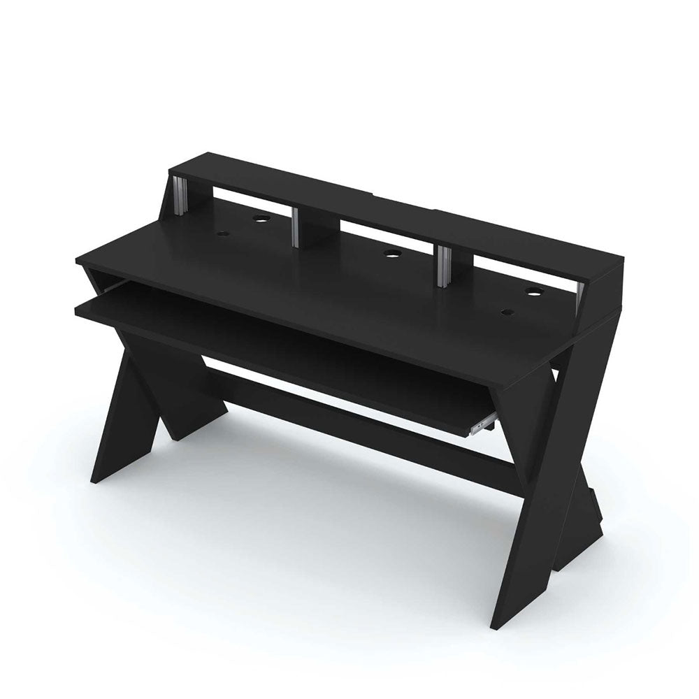 Glorious Sound Desk Pro - Production or Editing Studio Desk (Black)