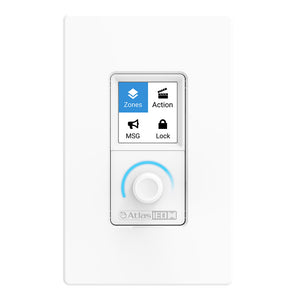 AtlasIED C-ZSV - Zone / Source / Volume Wall Controller for Atmosphere System (White)