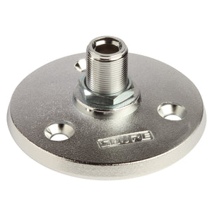 Shure A13HD Heavy-Duty 5/8-Inch Flange Mount (Matte Silver)