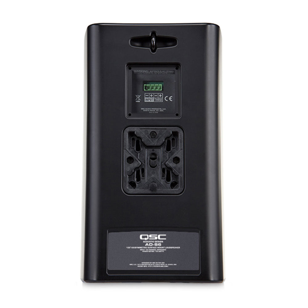QSC AD-S6 Two-Way 6-Inch Surface Mount Loudspeaker (Black)
