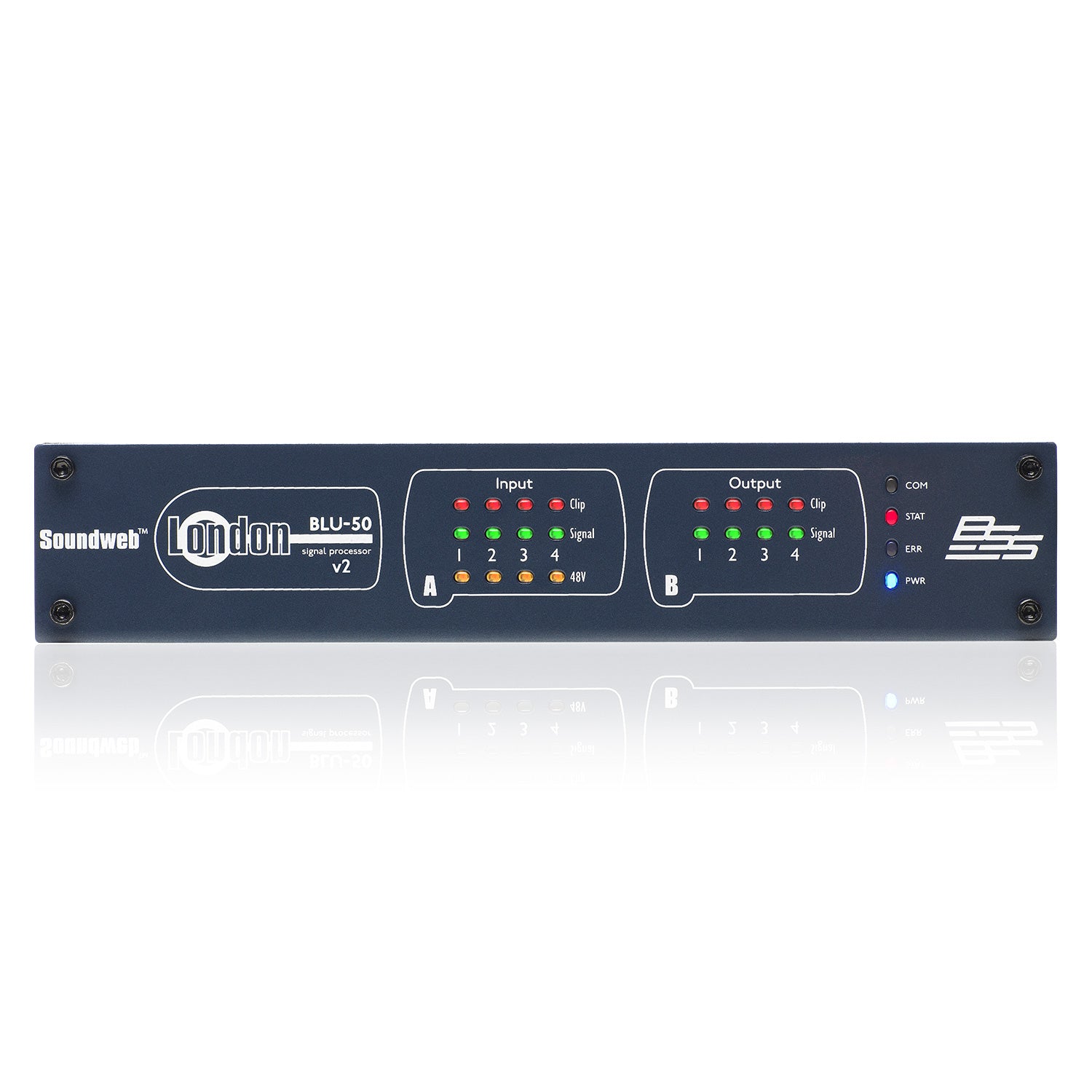 BSS BLU-50v2 - Soundweb London 4x4 Signal Processor with BLU link