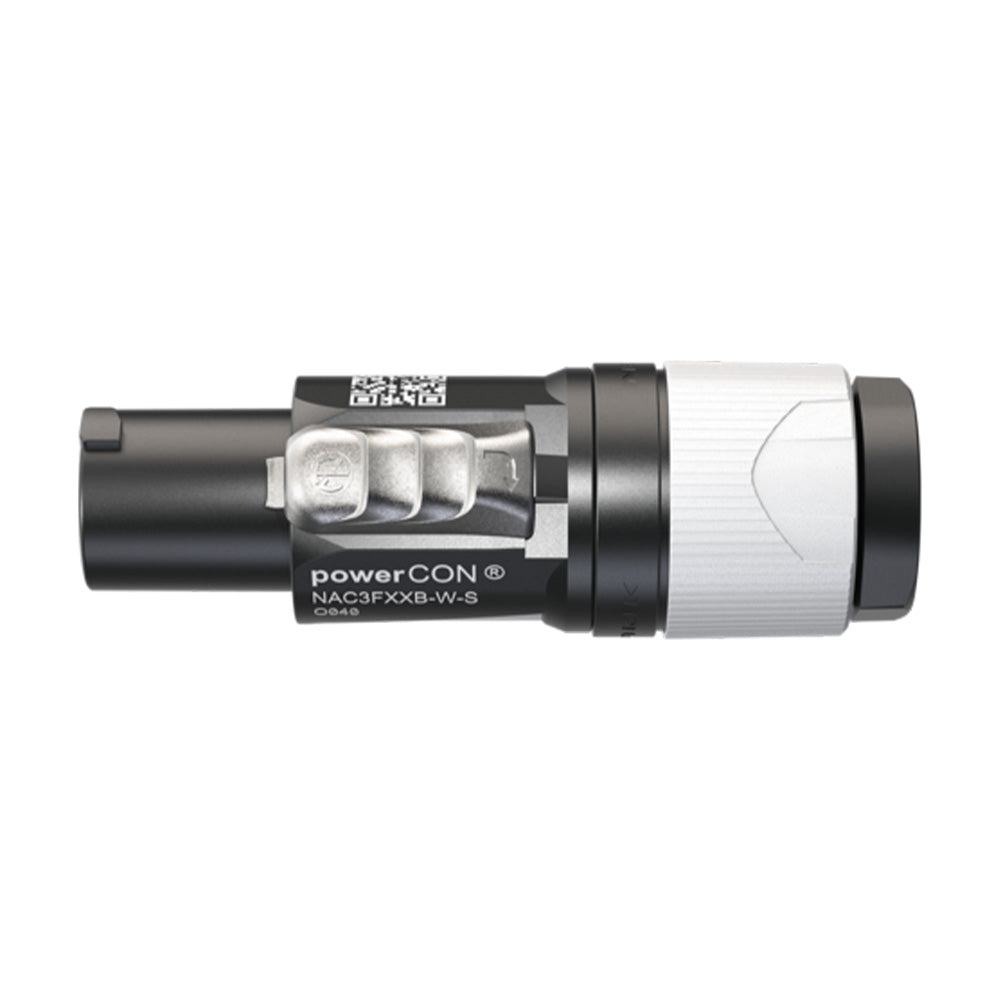 Neutrik NAC3FXXB-W-S - PowerCON Locking AC Mains Output Cable Connector (Gray)