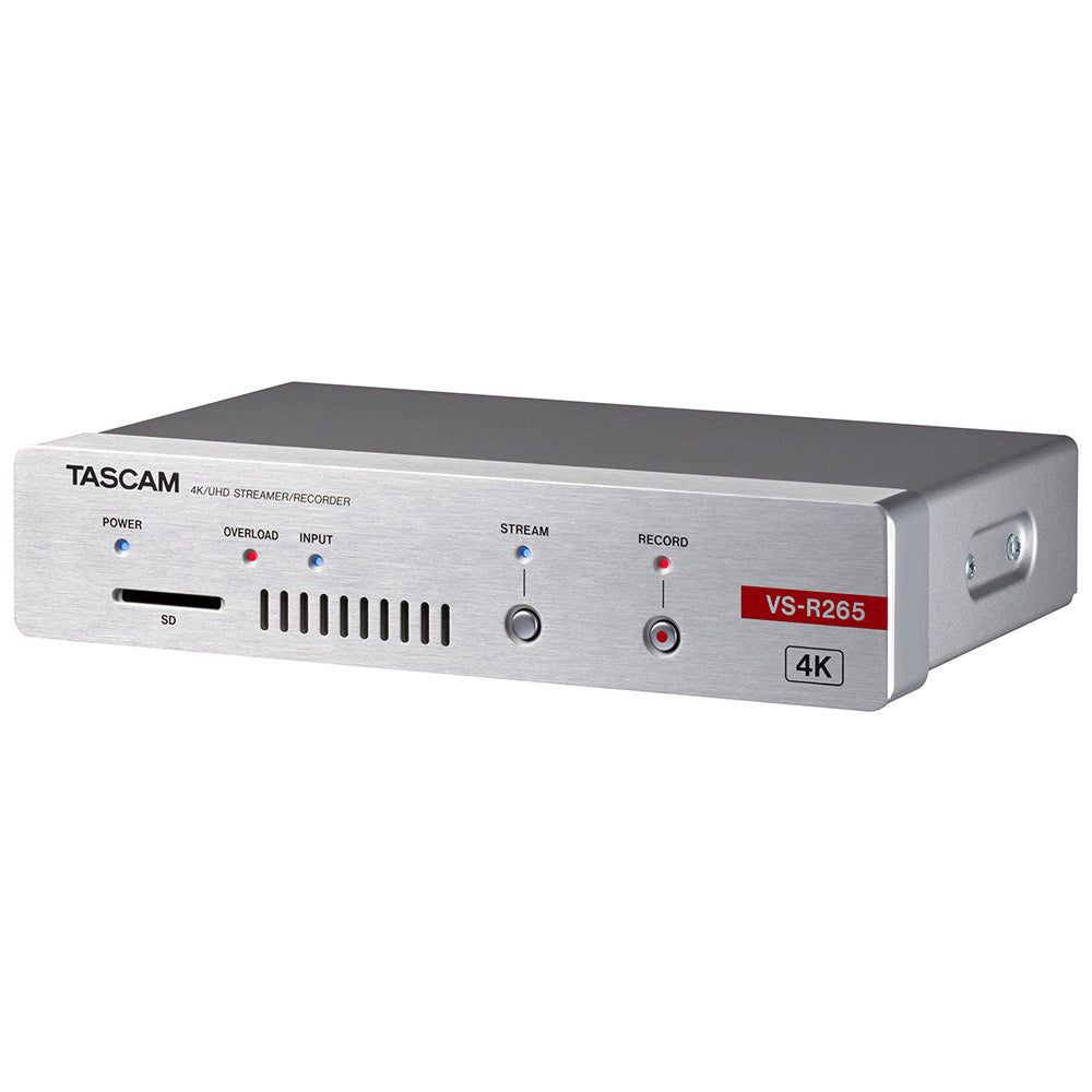 Tascam VS-R265 AV Over IP Encoder and Decoder Appliance for 4K Live Streaming