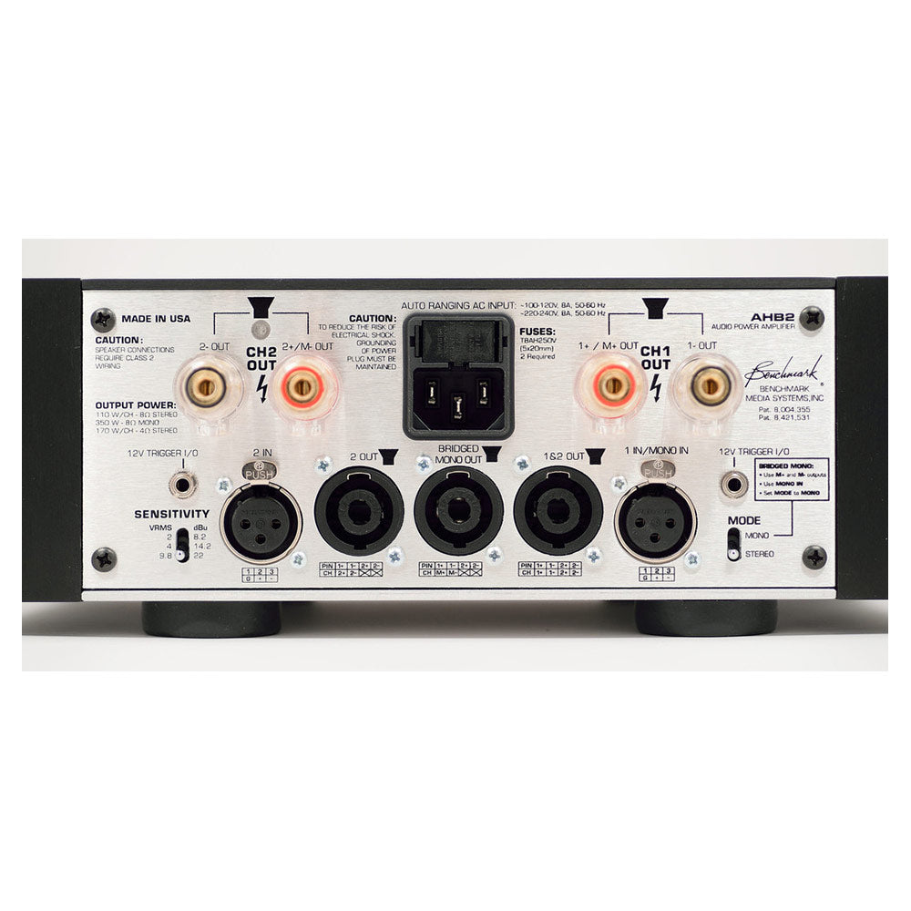 Benchmark AHB2 High Resolution Power Amplifier (Silver)