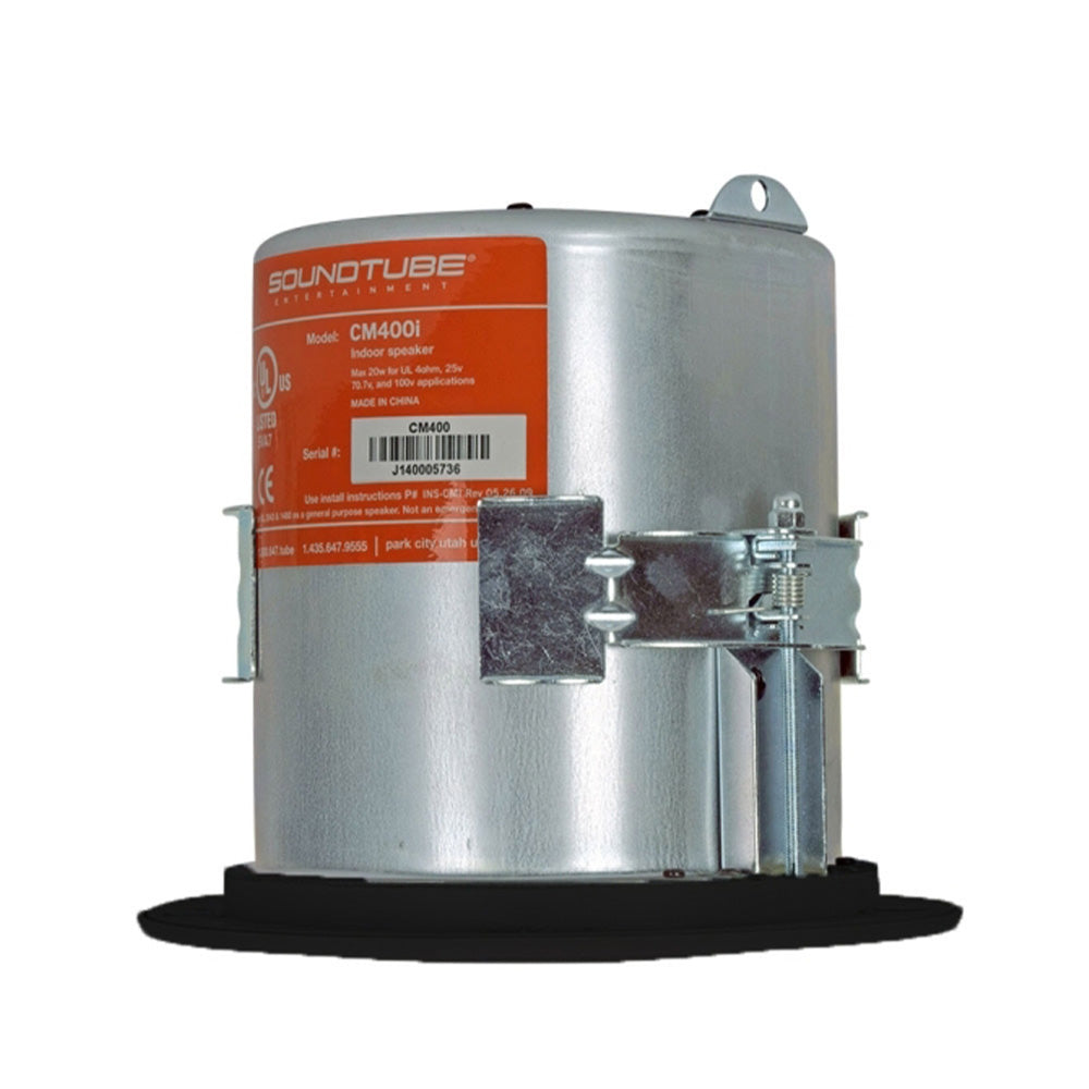 Soundtube CM400i-BK - Two-Way 4-Inch In-Ceiling Loudspeaker (Black)