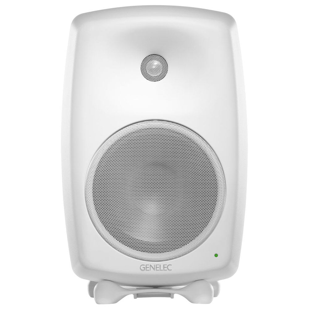 Genelec 8050B 8-Inch Two-Way Active Nearfield Studio Monitor (White/Single)