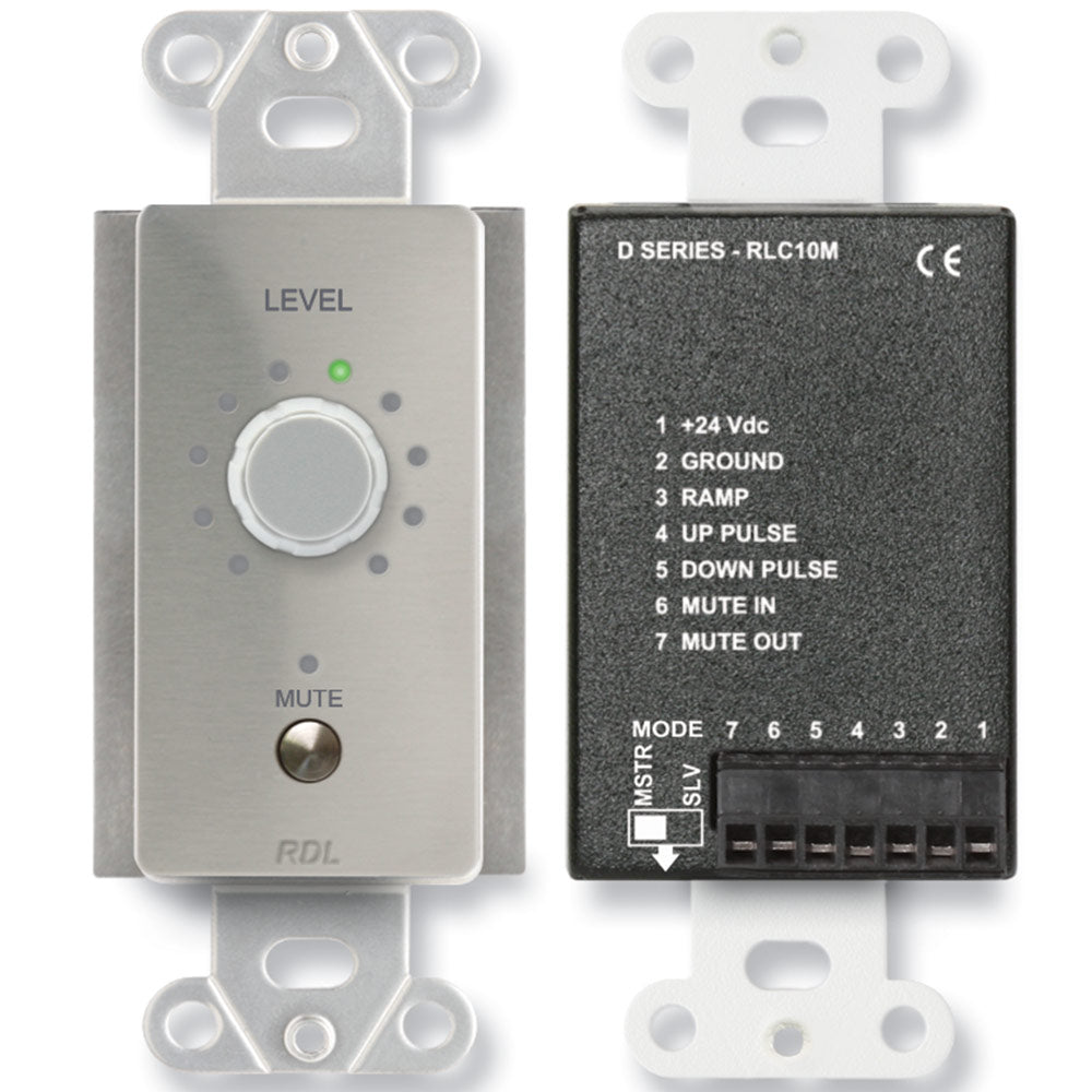 RDL DS-RLC10M Remote Level Control with Muting (Stainless)