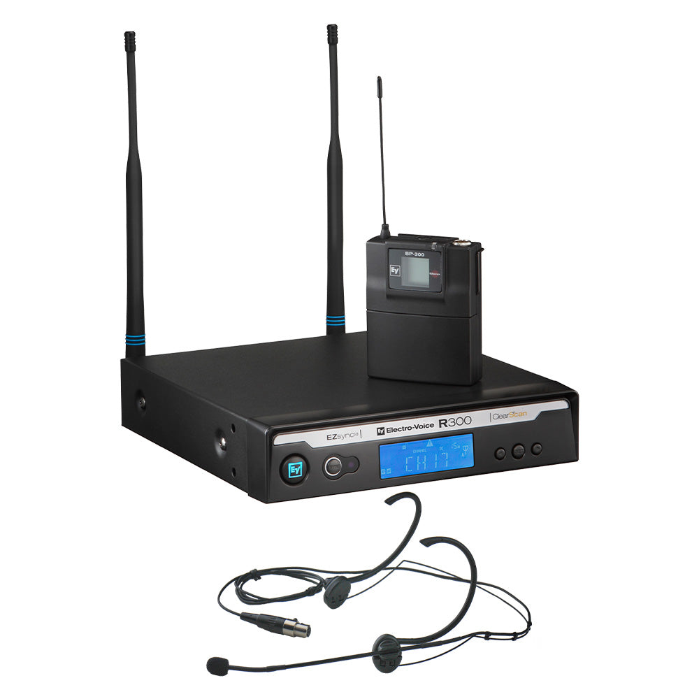 Electro-Voice RE300-E - Headset Wireless System (C Band / 516-532 MHz)