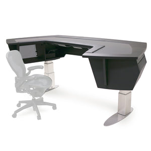 Argosy A520S-N-B-B Aura.520S Sit-Stand Workstation W/Flat Desk Surface (No Upper Racks)
