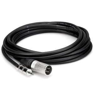 Hosa MMX-001.5 Camcorder Microphone Cable, Hosa 3.5 mm TRS to Neutrik XLR3M, 1.5 feet