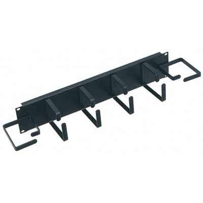 Middle Atlantic HCM-2DV Horizontal Cable Manager - 2U D-Ring Style with End Rings