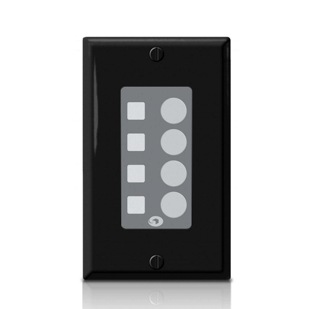 Symetrix ARC-SW4e Push Button Wall Controller for Symetrix DSP Systems (Black)