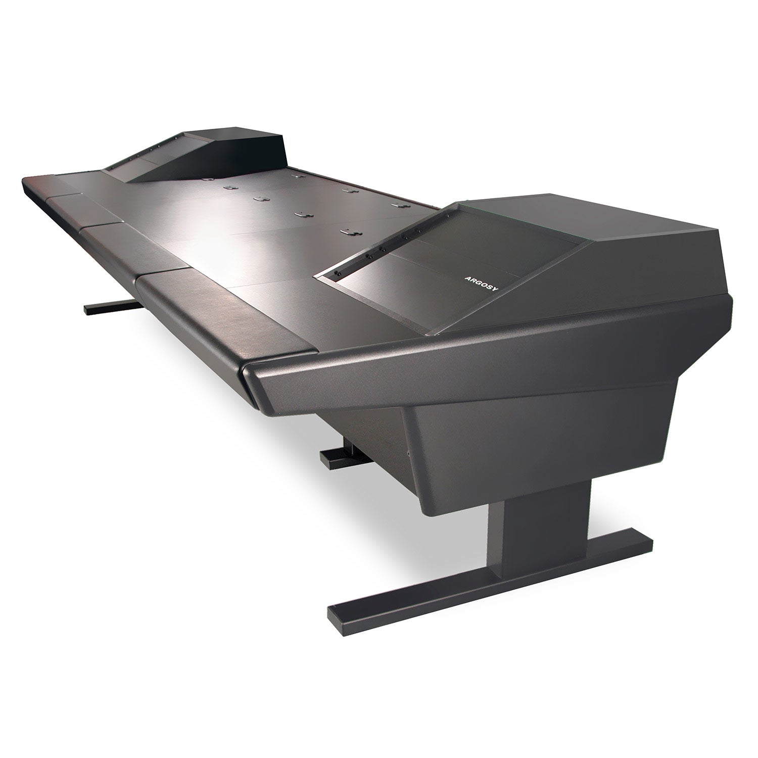 Argosy 90-90V2RG-VR1003-B-B Universal 90V Series W/ 75" Desk Inserts, 2)Vr1003 Racks & Black End Panels