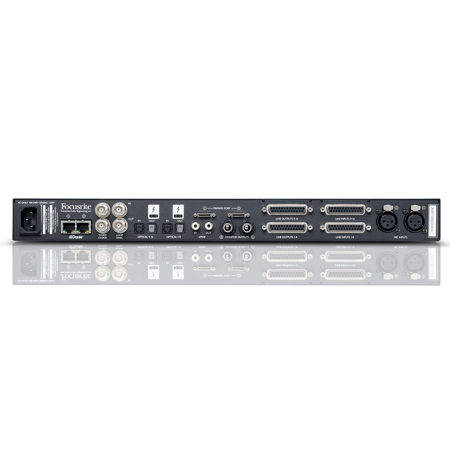 Focusrite Red16Line 64x64 Thunderbolt/Pro Tools|HD Audio Interface
