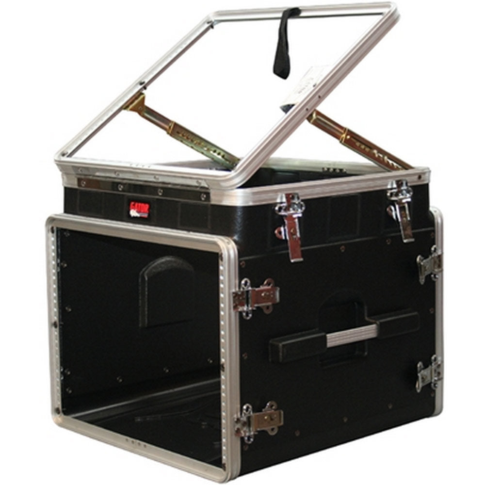 Gator GRC-10X8 PU Polyethylene Pop-Up Console Rack with 10-U Slant Top over 8-U Bottom