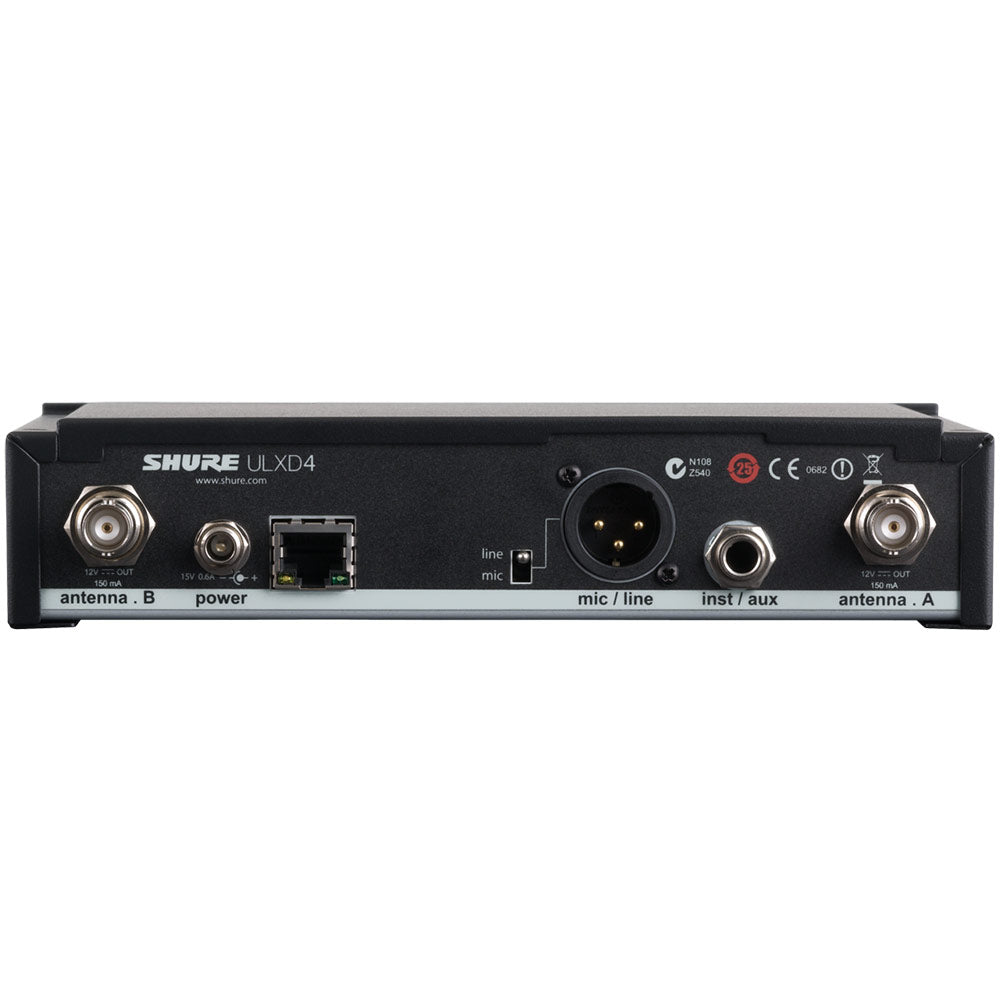 Shure ULXD4-GV - Digital Wireless Receiver (G50 Band / 470-534 MHz)