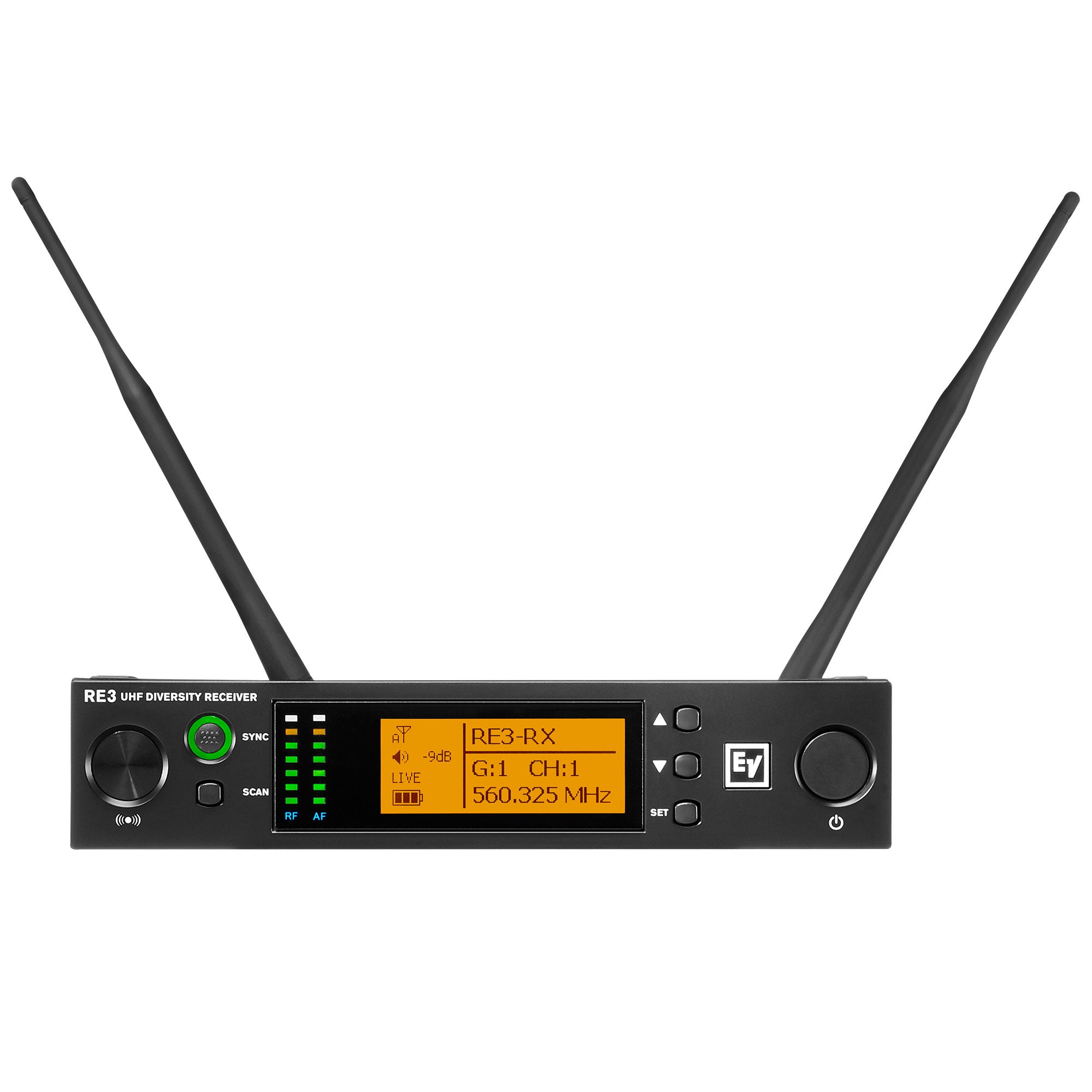 Electro-Voice RE3-RE520 Handheld Wireless System (5H Band / 560 - 596 MHz)