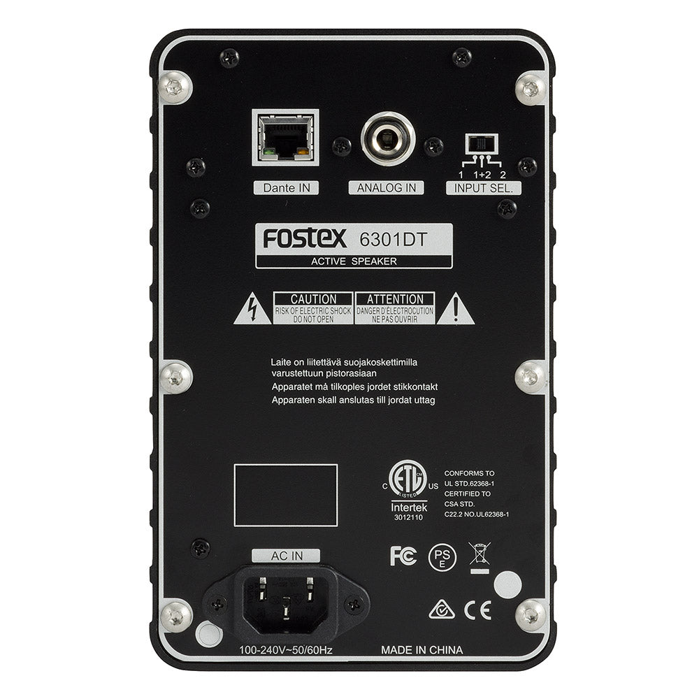 Fostex 6301DT Powered D-Class Confidence Monitor (Dante Inputs)