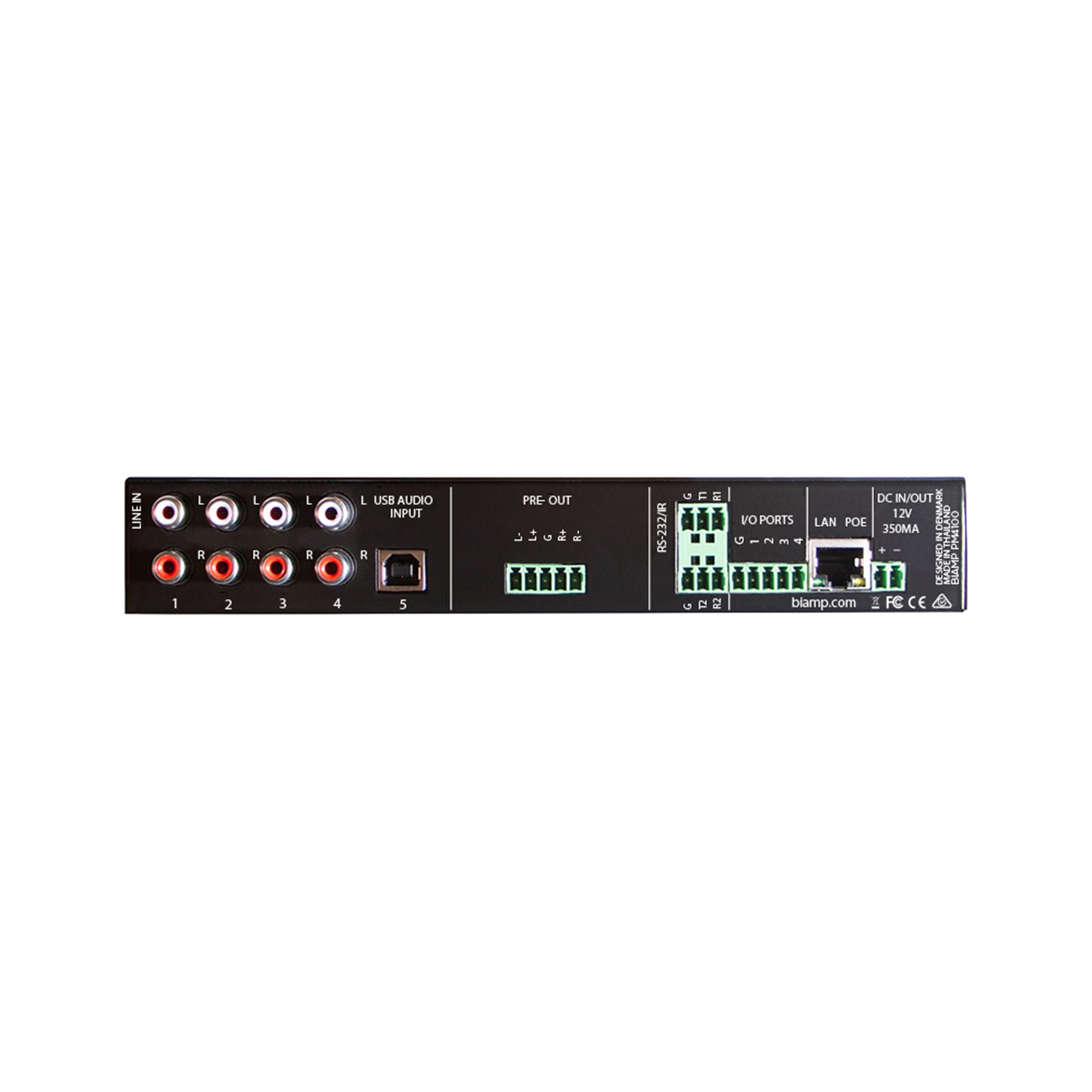 Biamp PM4100 - Stereo Install Preamplifier