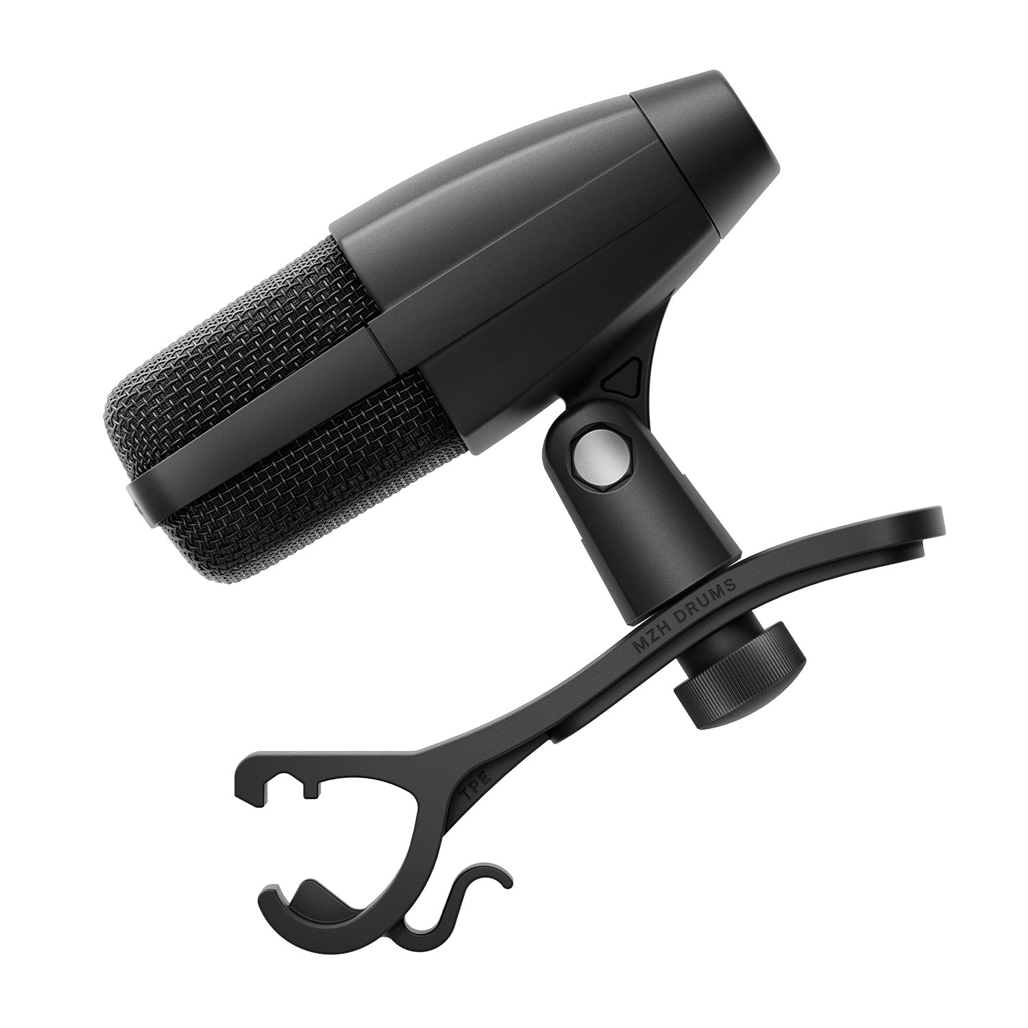 Sennheiser MD 421 Kompakt + Drum Clamp - Multipurpose Dynamic Microphone (with Mount)