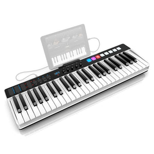 IK Multimedia iRig Keys I/O 49 - 49-Key Keyboard Workstation with Audio Interface