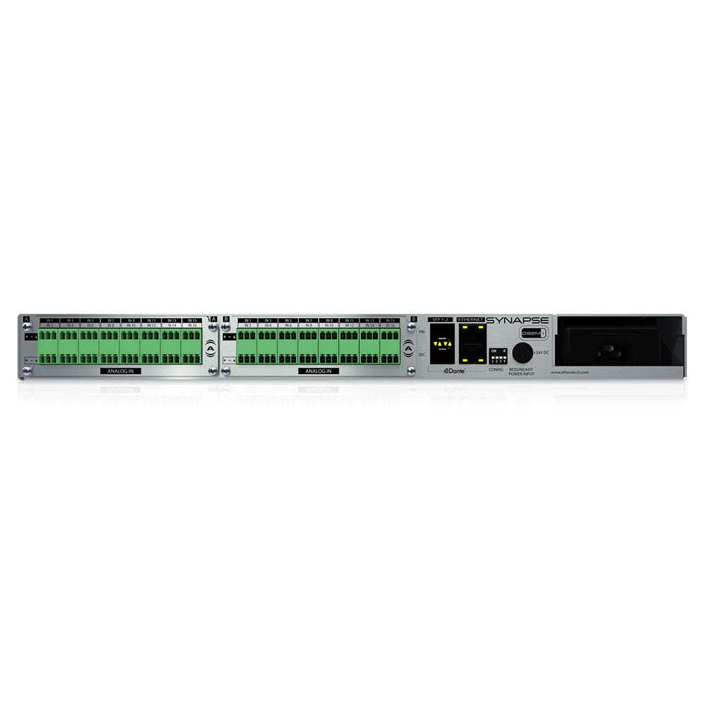 Attero Tech by QSC Synapse D32Mi - Dante / AES67 Audio Interface