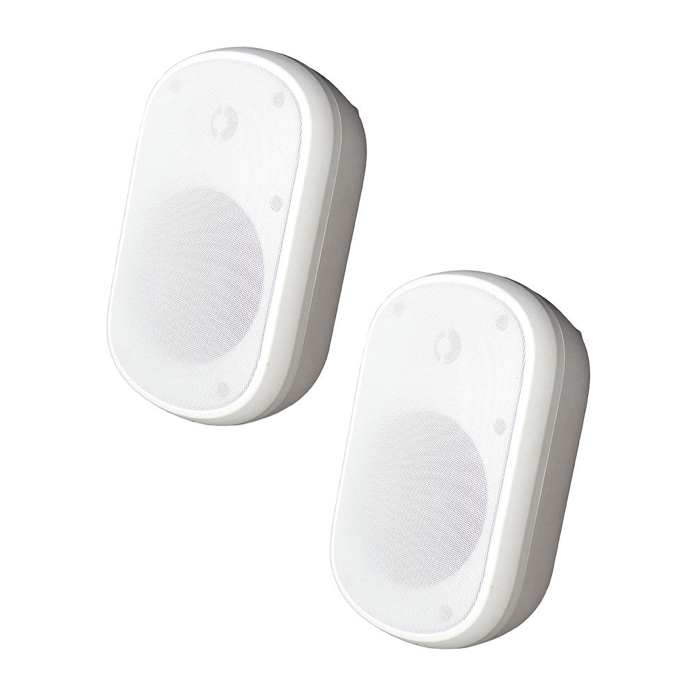 Speco SPCE6OTW - Contractor Elite Series 6.5-Inch Surface Loudspeaker (White / Pair)