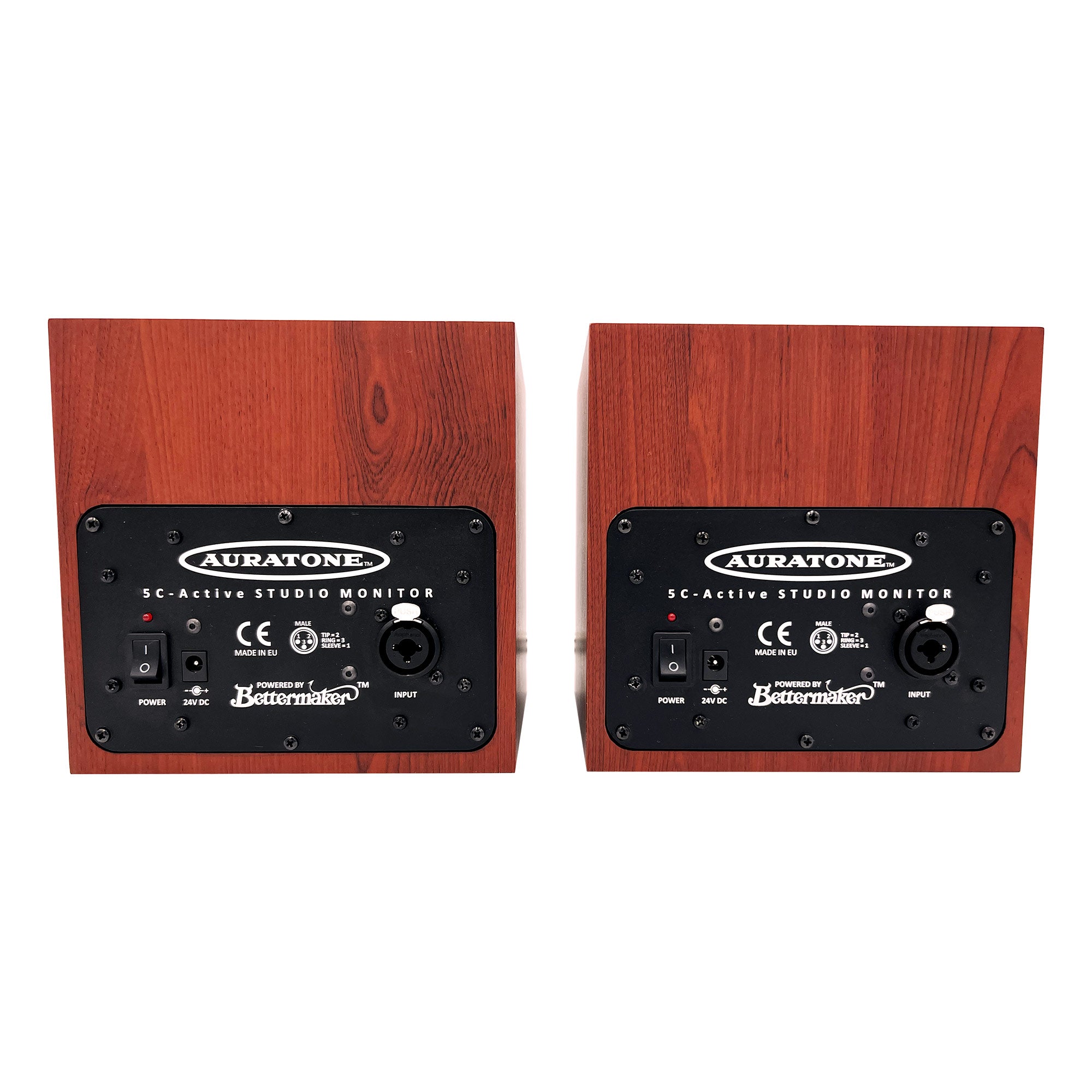 Auratone 5C Active Super Sound Cube - Full-Range Reference Monitors (Pair / Wood Grain)