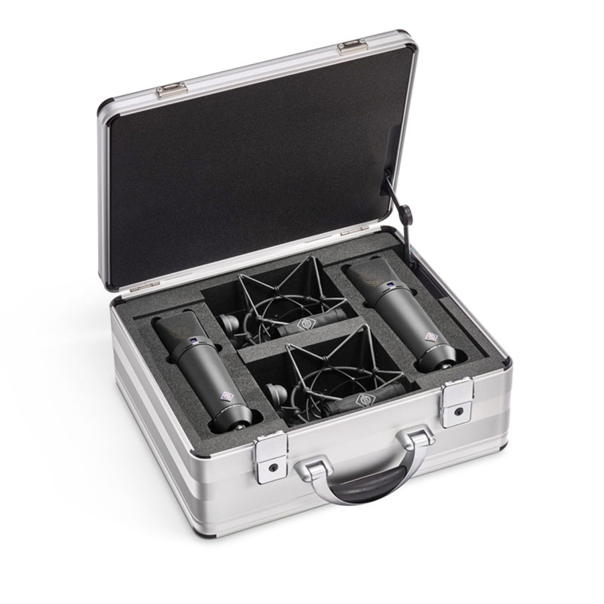 Neumann U 87 Ai MT Matched Stereo Pair Condenser Microphones (Black)