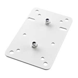 K + M 24352 Adapter Panel 1 for Speaker Wall Brackets (White)