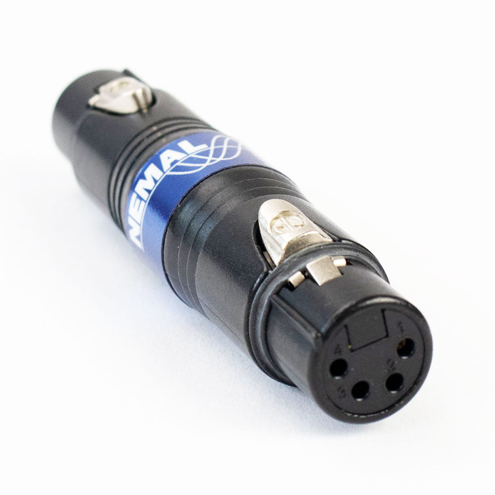 Nemal Electronics XLR4F4F - 4-Pin XLR Female to 4-Pin XLR Female Adapter