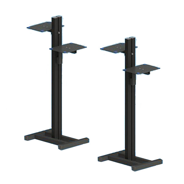 Sound Anchors ADJ3 - Adjustable Height Dual Studio Monitor Stand (56 Inch Height / Pair)