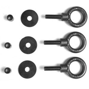 JBL 229-00009-01 M10 x 35mm Forged Shouldered Steel Eyebolt Kit - 3 Pieces