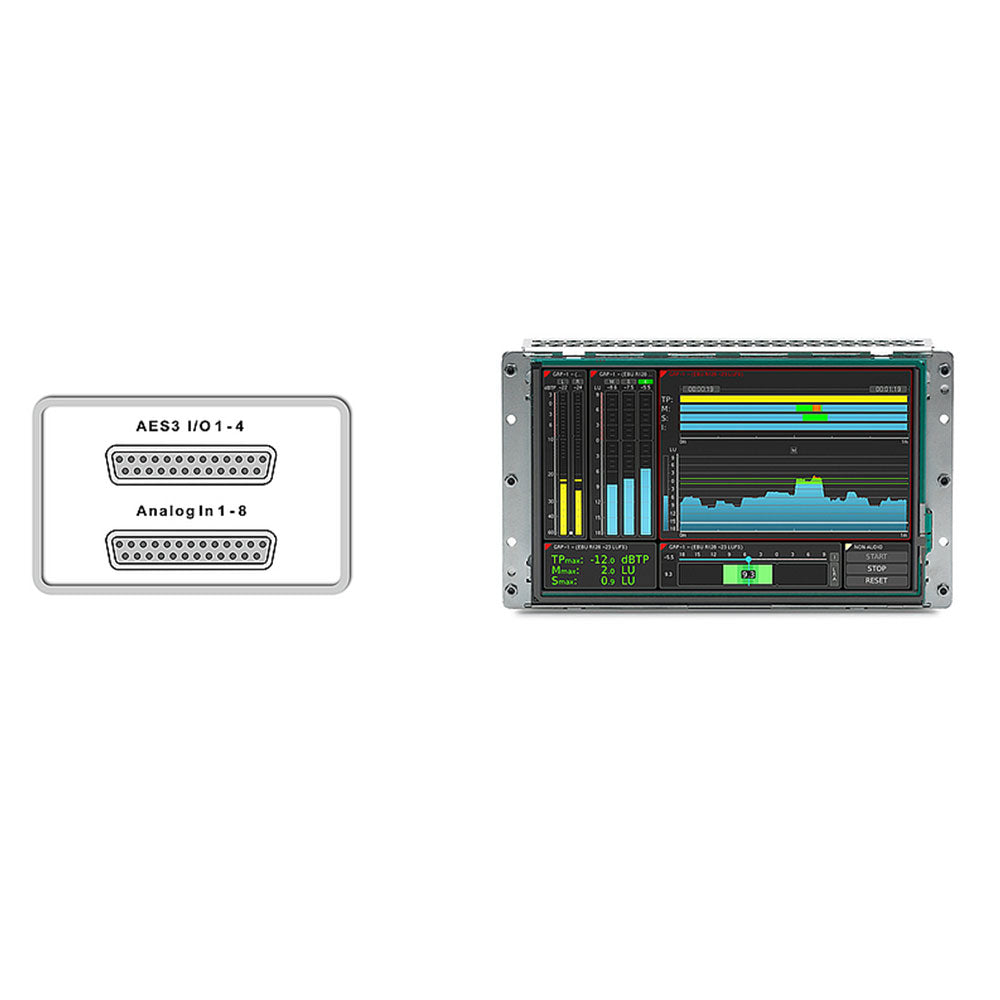 RTW TM7-Mount - Panel or Console Mount Loudness Monitor with Analog and AES I/O