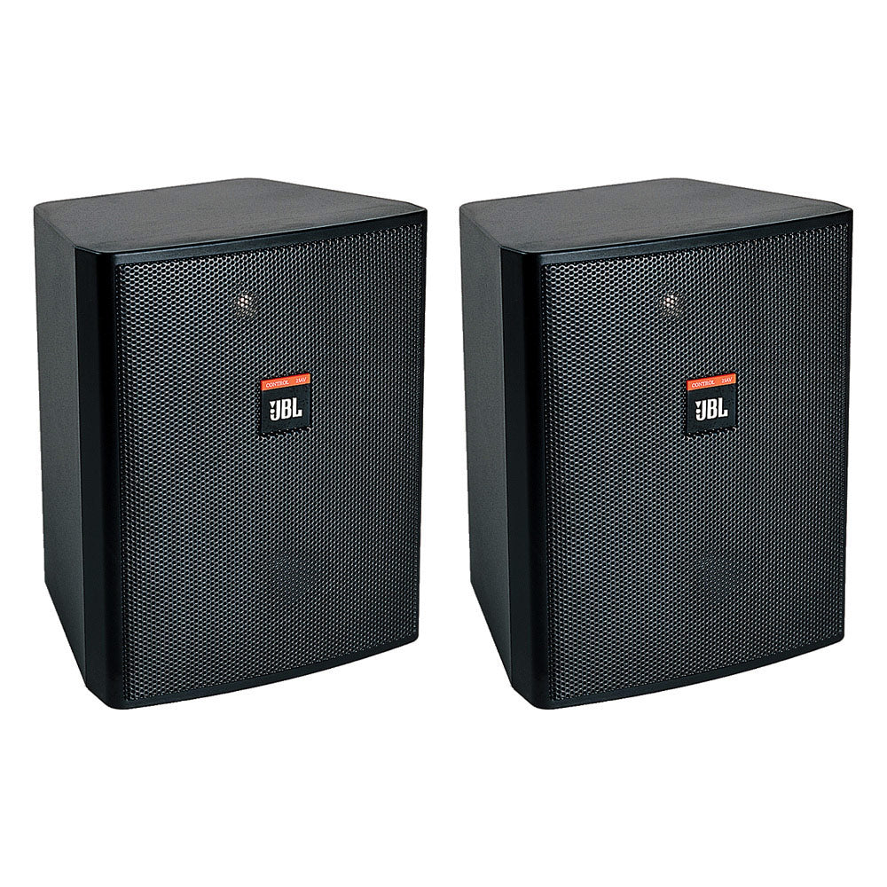 JBL Control 25AV Shielded 5.25" 2-Way Indoor Outdoor Speaker (Black)