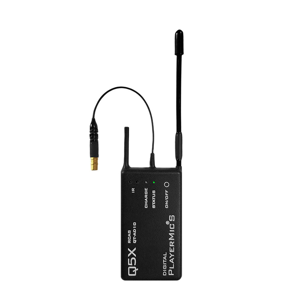 Q5x QT-AD10 PlayerMic S - Micro Bodypack Wireless Transmitter for Axient Digital Systems (K55 Band / 606 - 694 MHz)