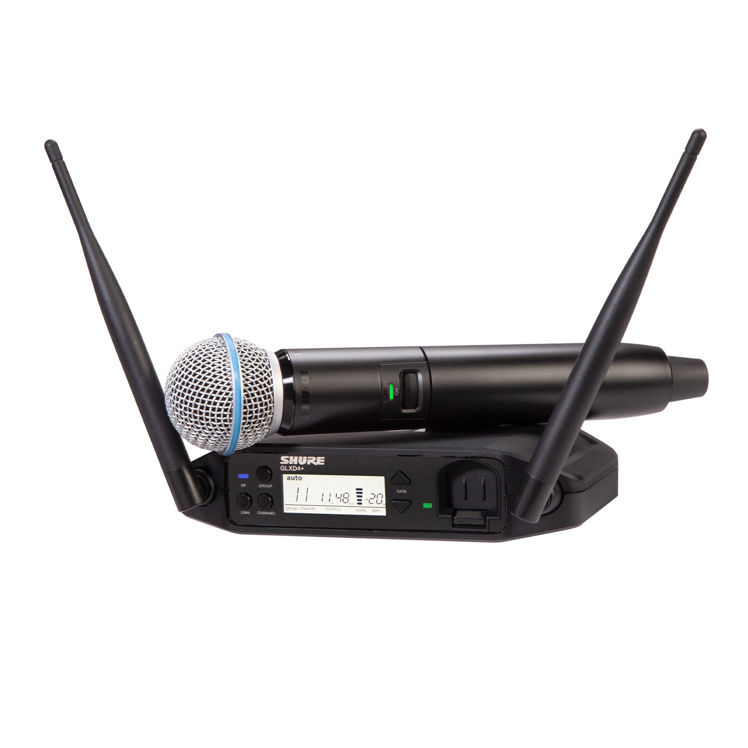 Shure GLXD24+/B58 - Digital Wireless Handheld System with BETA 58A