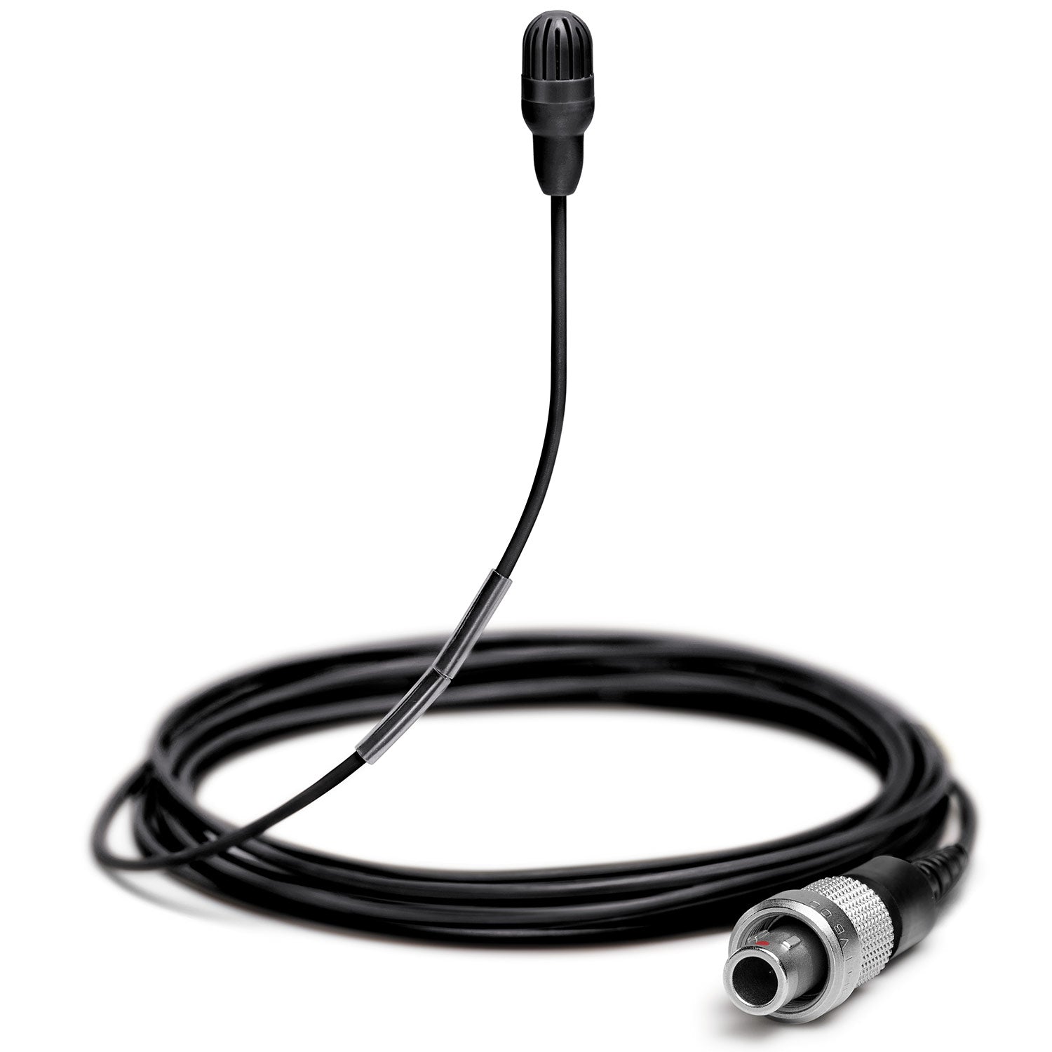 Shure TwinPlex TL45B/O-LEMO Subminiature Lavalier Microphone (Low Sens, Lemo, Black)