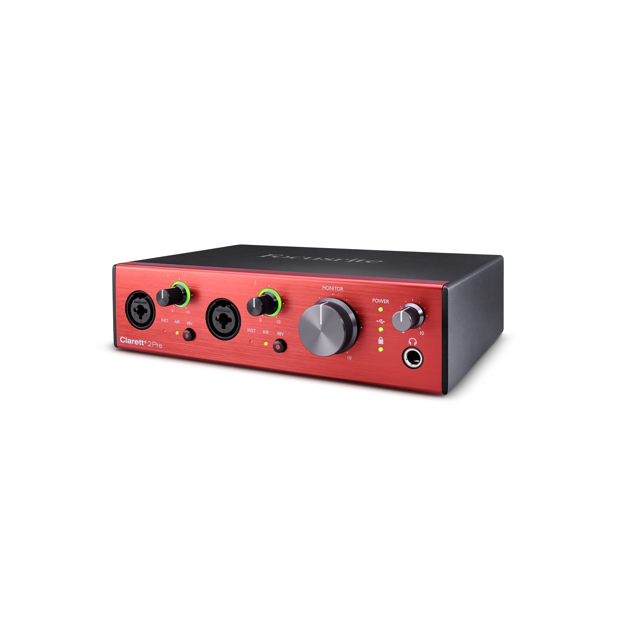 Focusrite Clarett Plus 2Pre - 10-In / 4-Out USB-C Audio Interface