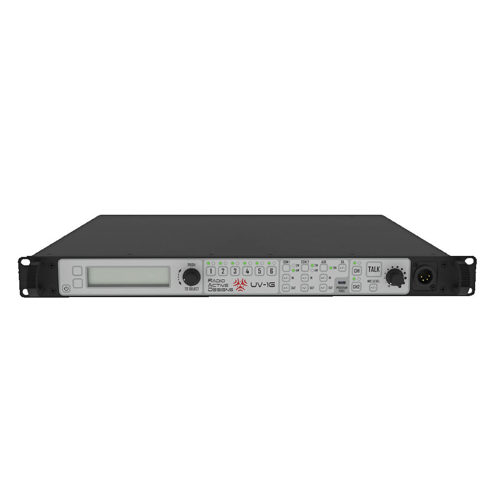 Radio Active Designs UV-1G VHF Wireless Intercom Base Station (6 Beltpack / XLR4M)