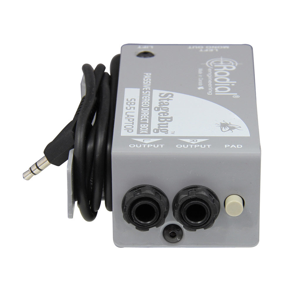 Radial Engineering StageBug SB-5 Passive Laptop Direct Box
