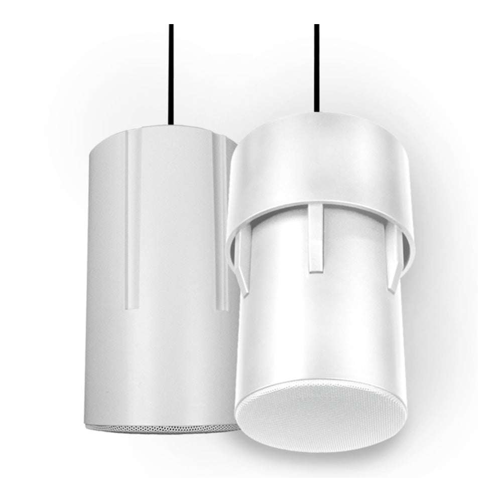 Soundtube DS31-EZ-CS-WH - Cylindrical Sleeve Hanging Loudspeaker (White)