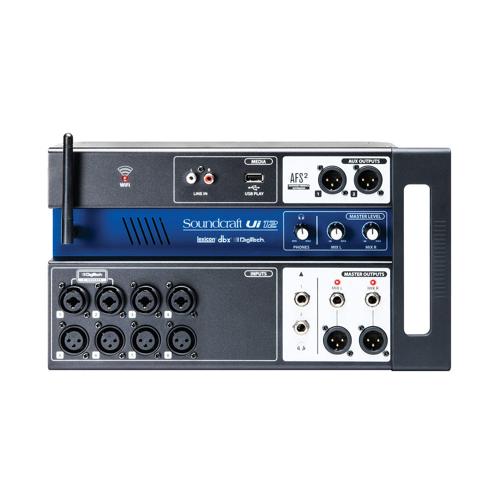 Soundcraft Ui 12 12-Input Remote Controlled Digital Mixer