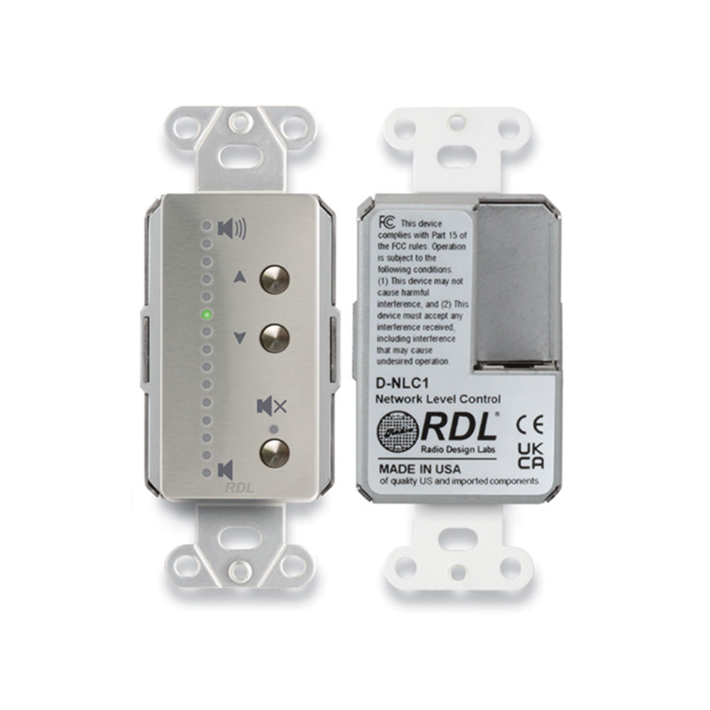RDL DS-NLC1 - Network Remote Control with LEDs (Stainless)