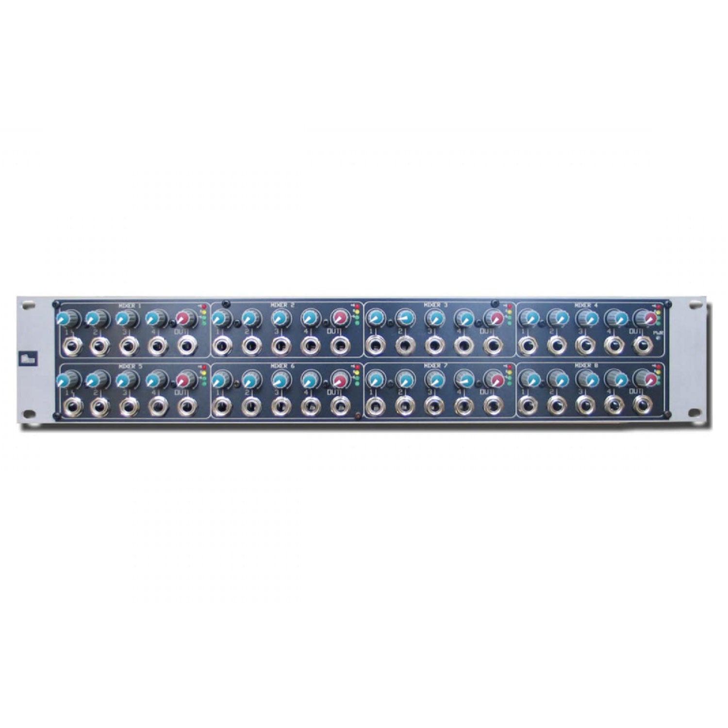 Glensound DITTO 418J - 4 Input Mixer x 8 With Front Panel Jack Inputs