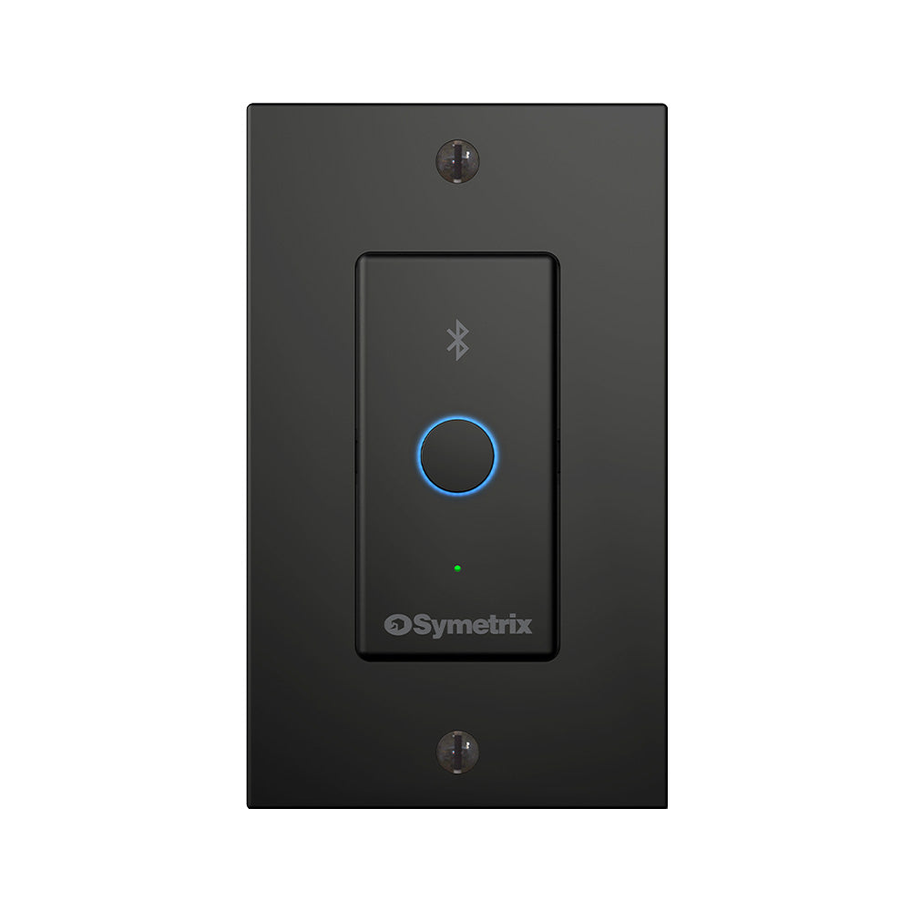 Symetrix xIO Bluetooth - Single Gang Bluetooth to Dante Interface (Black)
